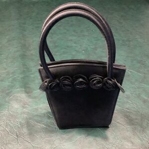 Mini black purse